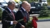 Sergei Menyailo, Vladimir Putin and Yuri Chaika in Beslan. Photo: kremlin.ru