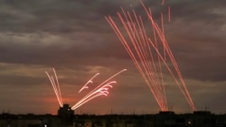 Ukraine -- Kherson -- Mobile air defense groups repulse a night attack by Russian Shahed UAVs. Kherson. July 2024