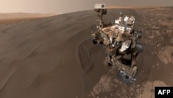 Селфи, сделанное марсоходом Curiosity, опубликованное 31 января 2016